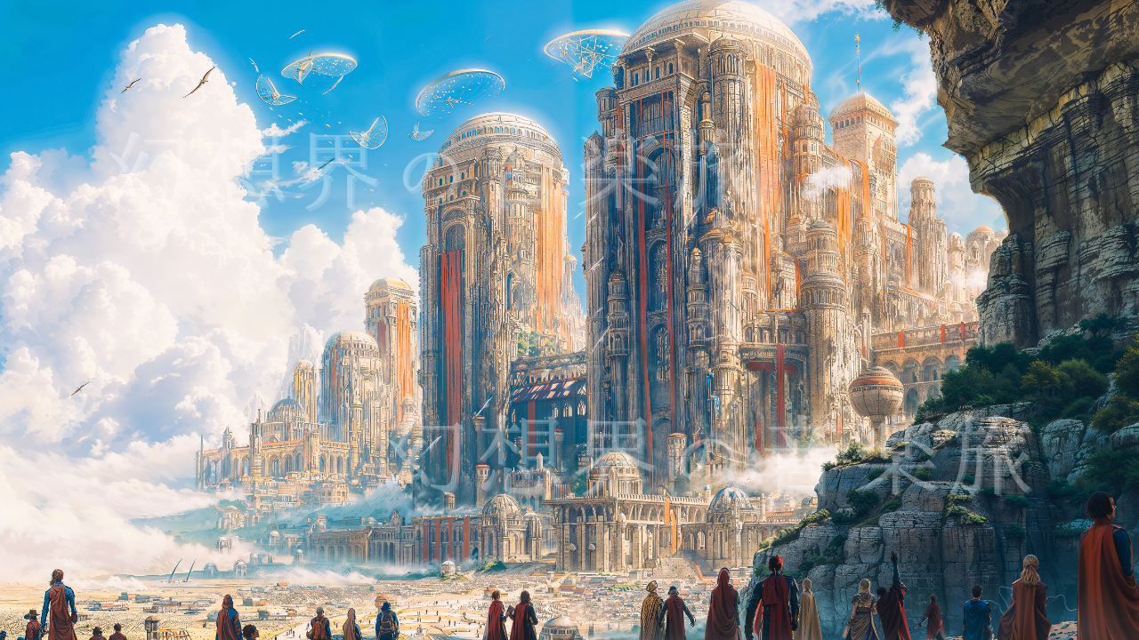 《Aeolias, the City of Wind》Super high-quality fantasy art illustration ③