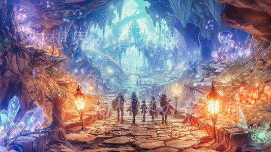 《Another World Dungeon》 Ultra high-quality fantasy art illustration ①