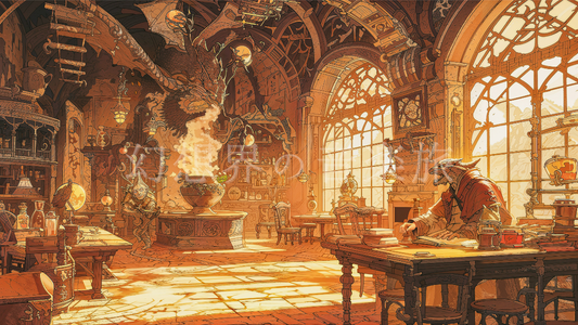 "Classroom of Another World" Ultra-high-resolution fantasy art illustrations③