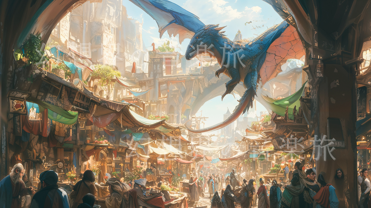 《Different World Market》Super High-Quality Fantasy Art illustration ③